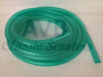 Benzineslang 7mm inwendig, groen of blauw, per meter