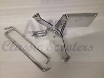 Reservewielbeugel 10&quot; verchroomd, achterzijde LF