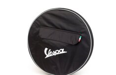 Reservewielhoes 10&quot; zwart nylon met Vespa logo