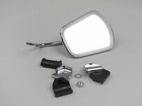 Klemspiegel Chroom Cuppini trapeziumvormig, universeel