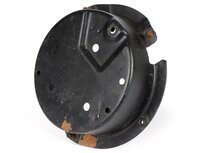 Reservewielbeugel Vespa PK XL met accuhouder (NOS), achter linker zijklep