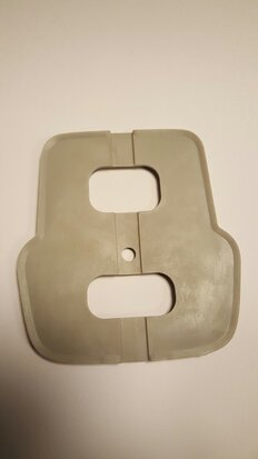 Achterlicht aluminium Vespa V50 1e serie 1963-1965