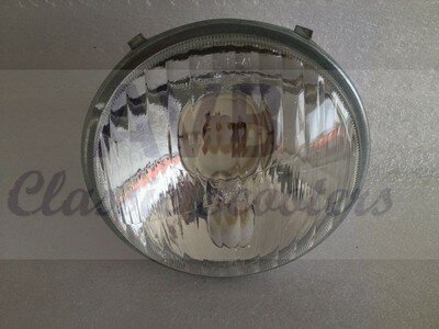 Koplamp V50 rond 105mm Bilux BA20d