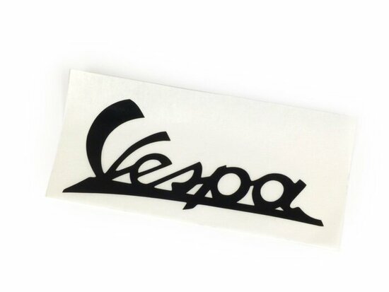 Logo "Vespa" zwart 1946-1954, om te klinken