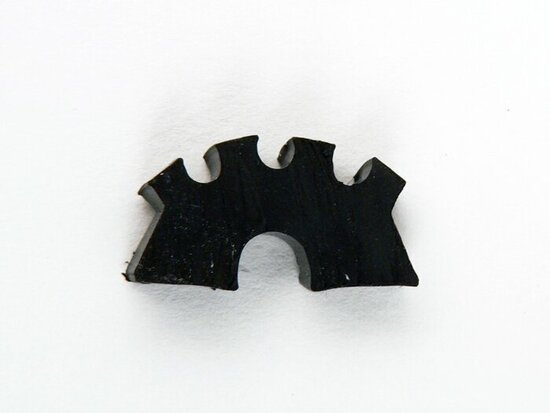 Vloerstriprubber 16mm breed oldie, 4100mm
