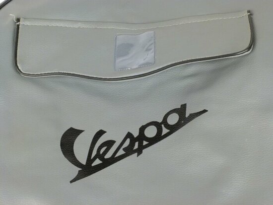 Reservewielhoes 3,50x10" met Vespa logo en vakje met rits Nylon uitvoering.