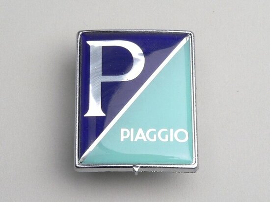 Logo Piaggio Rechthoekig embleem, kunststof