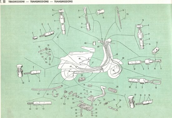 Rempedaalrubber Smallframe rond gat