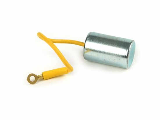Condensator zonder beugel rond20x32hoog 1 kabel