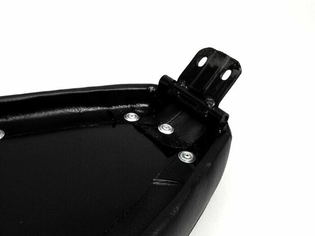 Buddyseat mono zwart fastback V50-50Special-Primavera, PK.