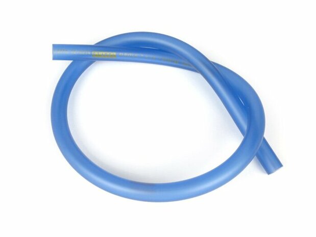 Benzineslang 7mm inwendig, groen of blauw, per meter