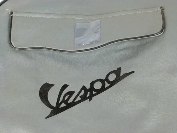 Reservewielhoes 3,50x10" met Vespa logo en vakje met rits Nylon uitvoering.
