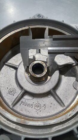 Remtrommel achter PX 200 (model met inwendig vilten ring) diam. 31.5mm