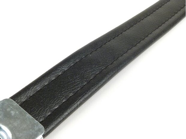 Buddyseatriem 525mm lang 32mm breed- zwart