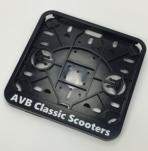 Kentekenplaathouder AVB Classic Scooters Brommer