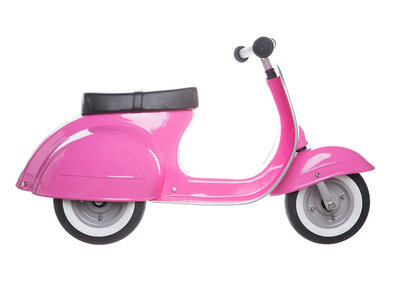 Loop scooter Vespa style, voor kinderen van 1 tot 5 jaar ROZE