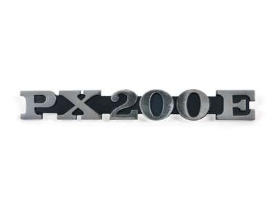 Logo "PX200E" op zijkap (pinafstand 104mm)