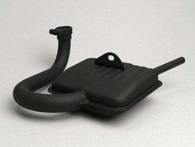 Uitlaat Vespa 125/150 Super, lange bocht