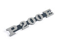 Logo "P200E" op zijkap