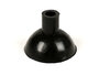 Doppenset bagagedrager achterzijde, zwart rubber, met ring t.b.v. drager met artikelnummer 3880032_