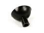 Doppenset bagagedrager achterzijde, zwart rubber, met ring t.b.v. drager met artikelnummer 3880032_