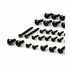 Schroevenset voor plaatwerk Zip, 44-delig_